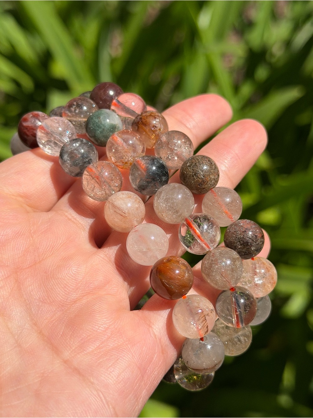 11mm Stretchable Multistone Crystal Bracelet 1268 View 2